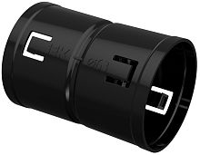 Муфта соединительная для двустенных труб IEK Д=63 черный фото Муфта соединительная для двустенных труб IEK Д=63 черный картинка